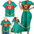 Senegal Football Family Matching Short Sleeve Bodycon Dress and Hawaiian Shirt Go Lions of Teranga - Wonder Print Shop