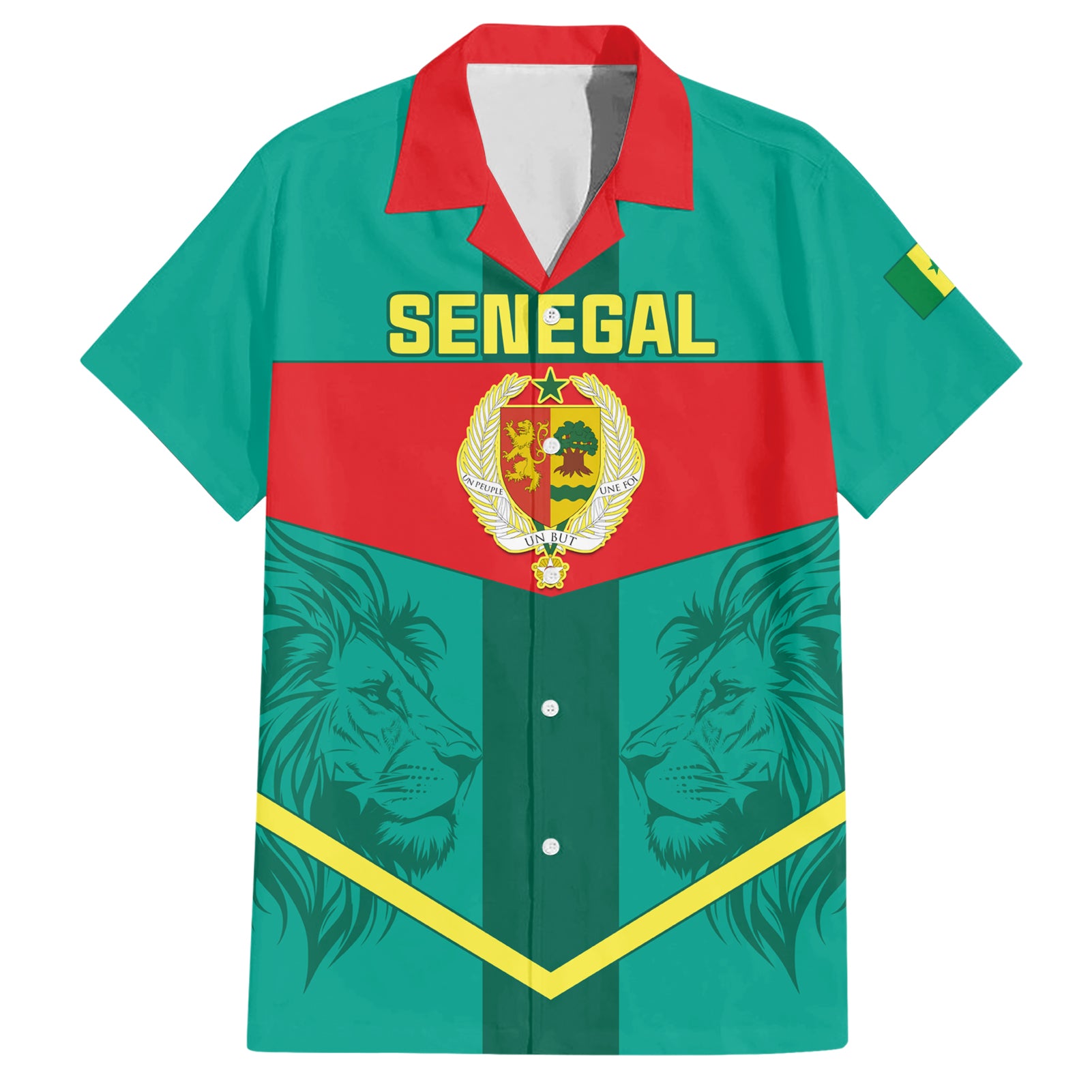 Senegal Football Hawaiian Shirt Go Lions of Teranga - Wonder Print Shop