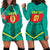 Senegal Football Hoodie Dress Go Lions of Teranga - Wonder Print Shop