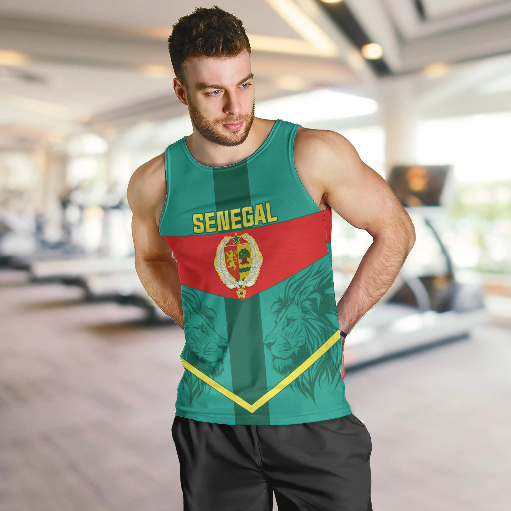 Senegal Football Men Tank Top Go Lions of Teranga - Wonder Print Shop