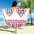 Panama Pollera Traditional Pattern Beach Blanket