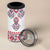 Panama Pollera Traditional Pattern 4 in 1 Can Cooler Tumbler