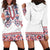 Panama Pollera Traditional Pattern Hoodie Dress