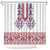 Panama Pollera Traditional Pattern Shower Curtain