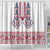 Panama Pollera Traditional Pattern Shower Curtain