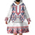 Panama Pollera Traditional Pattern Wearable Blanket Hoodie