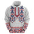 Panama Pollera Traditional Pattern Zip Hoodie