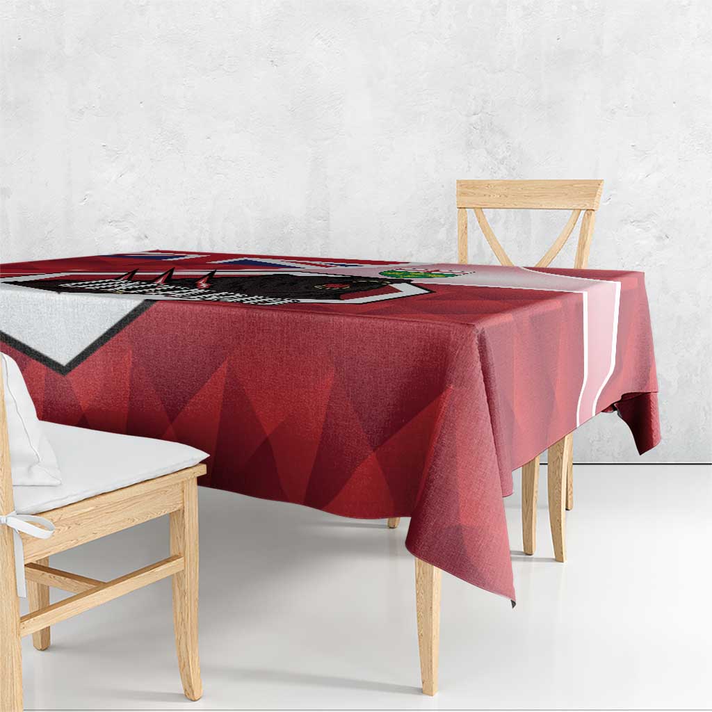 Canada Ontario Province Tablecloth Black Bear Flag Stylized