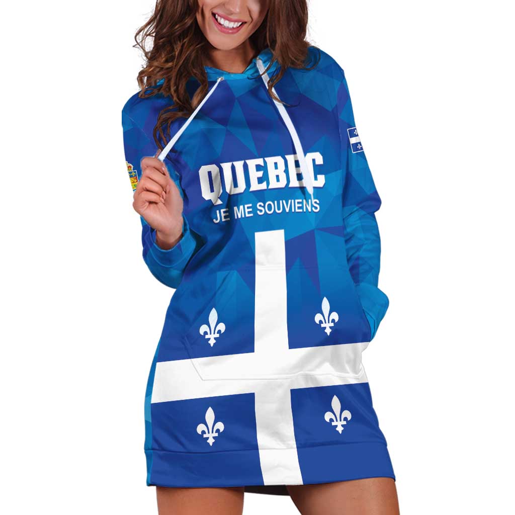 Personalized Canada Quebec Province Hoodie Dress Je Me Souviens