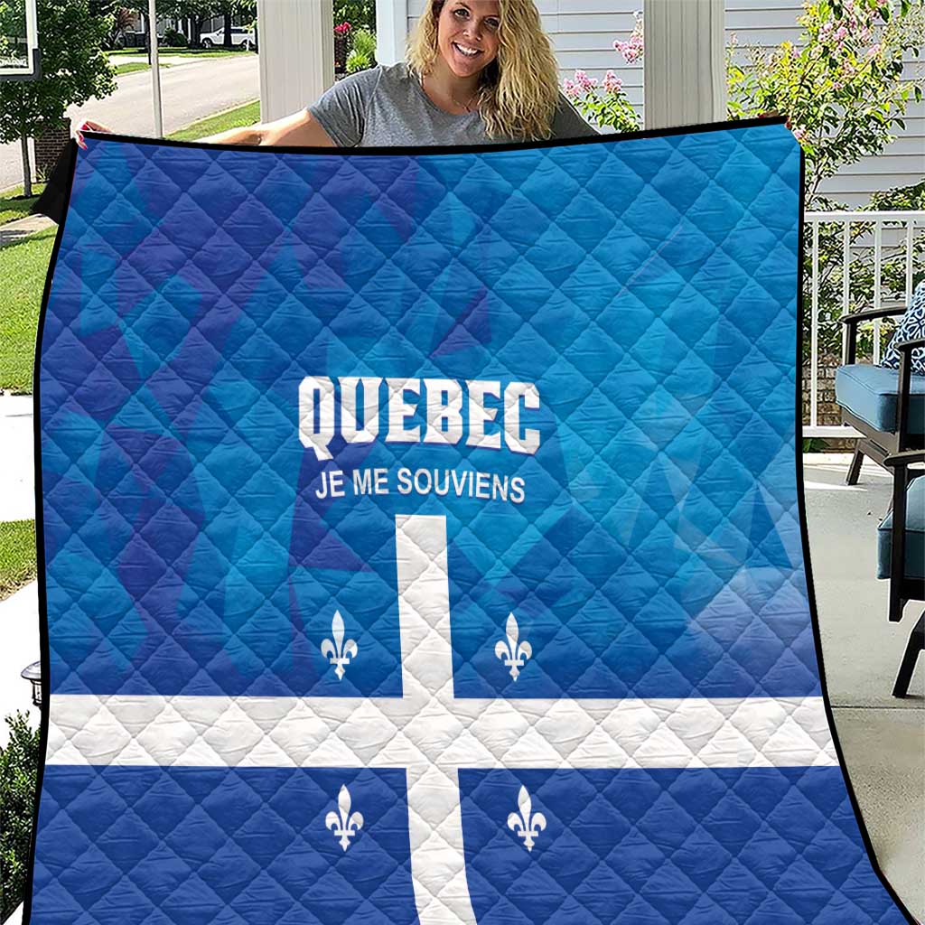 Canada Quebec Province Quilt Je Me Souviens