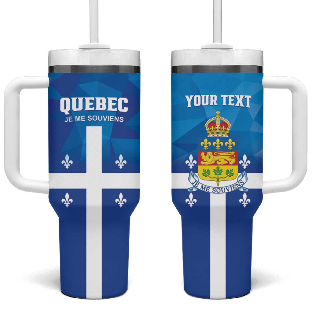 Personalized Canada Quebec Province Tumbler With Handle Je Me Souviens