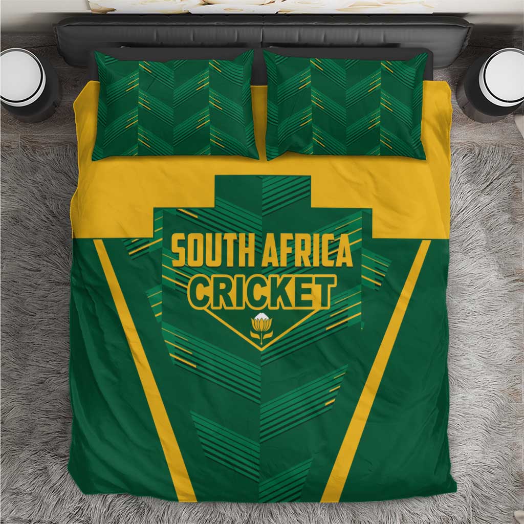 South Africa Cricket Bedding Set SA Protea Woza Nawe