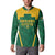 Custom South Africa Cricket Button Sweatshirt SA Protea Woza Nawe