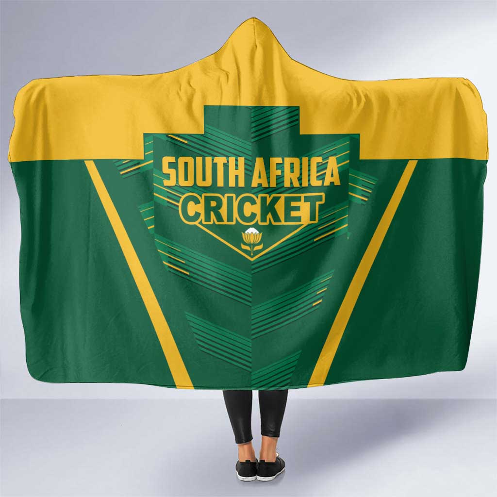 South Africa Cricket Hooded Blanket SA Protea Woza Nawe