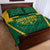 South Africa Cricket Quilt Bed Set SA Protea Woza Nawe