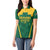 Custom South Africa Cricket Women Polo Shirt SA Protea Woza Nawe