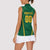 Custom South Africa Cricket Women Sleeveless Polo Shirt SA Protea Woza Nawe