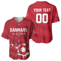 Custom Football 2026 Denmark Baseball Jersey Danish Dynamite Go