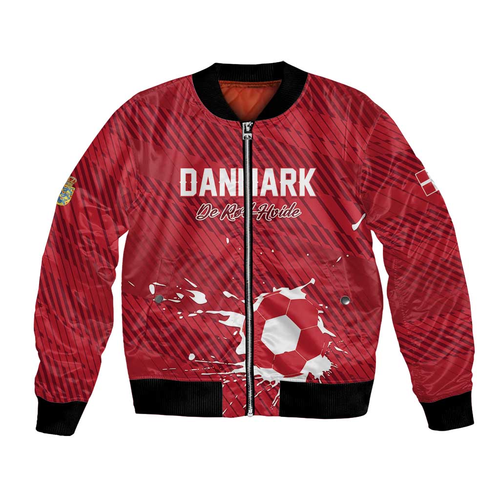 Custom Football 2026 Denmark Bomber Jacket Danish Dynamite Go