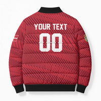 Custom Football 2026 Denmark Bomber Puffer Jacket Danish Dynamite Go