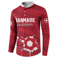 Custom Football 2026 Denmark Button Sweatshirt Danish Dynamite Go
