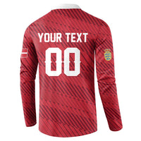 Custom Football 2026 Denmark Button Sweatshirt Danish Dynamite Go