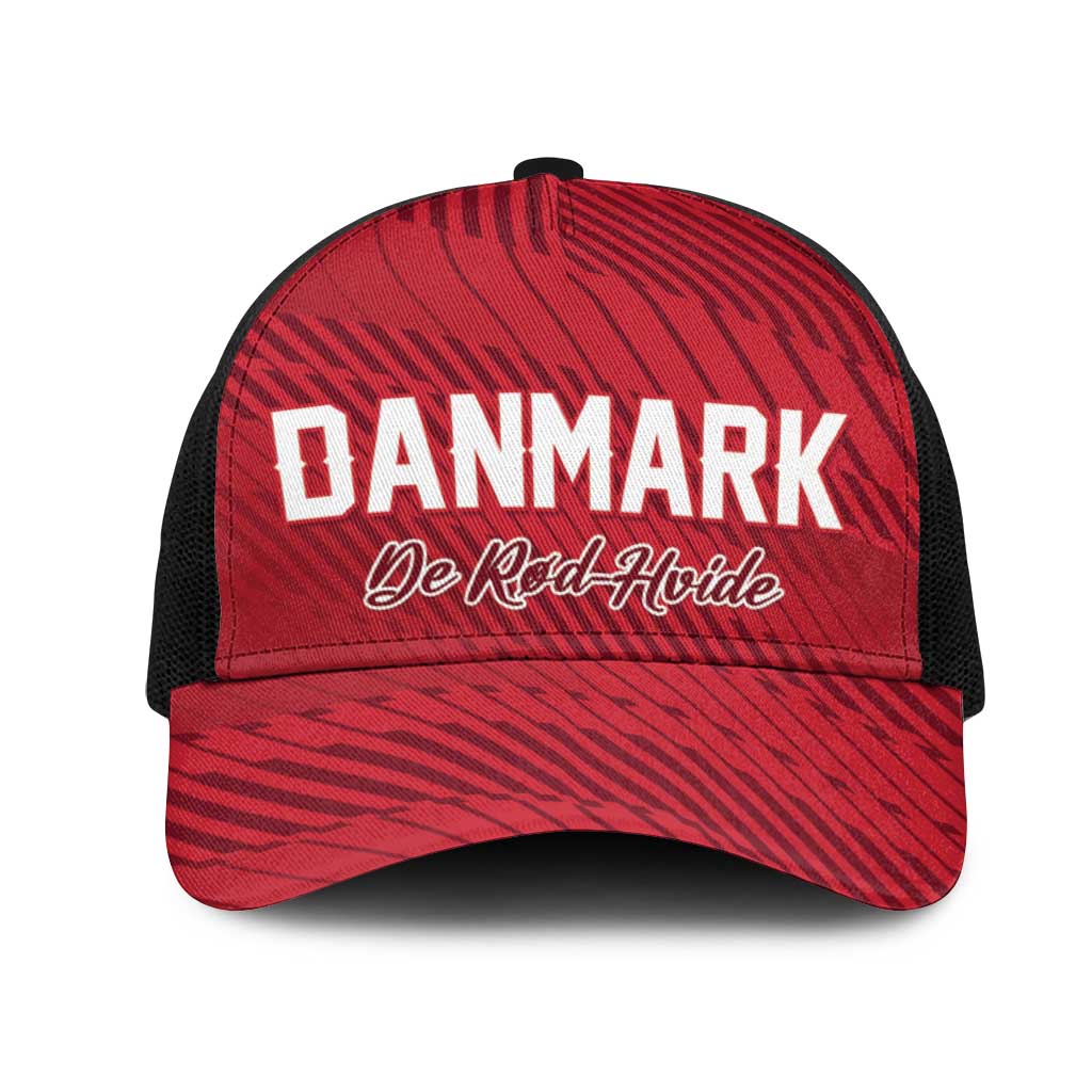 Football 2026 Denmark Mesh Trucker Cap Danish Dynamite Go