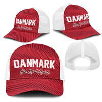 Football 2026 Denmark Mesh Trucker Cap Danish Dynamite Go