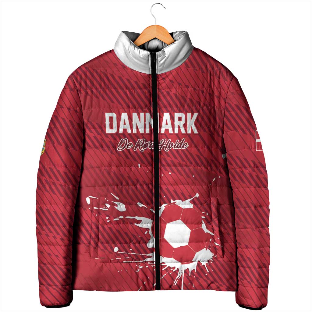 Custom Football 2026 Denmark Padded Jacket Danish Dynamite Go