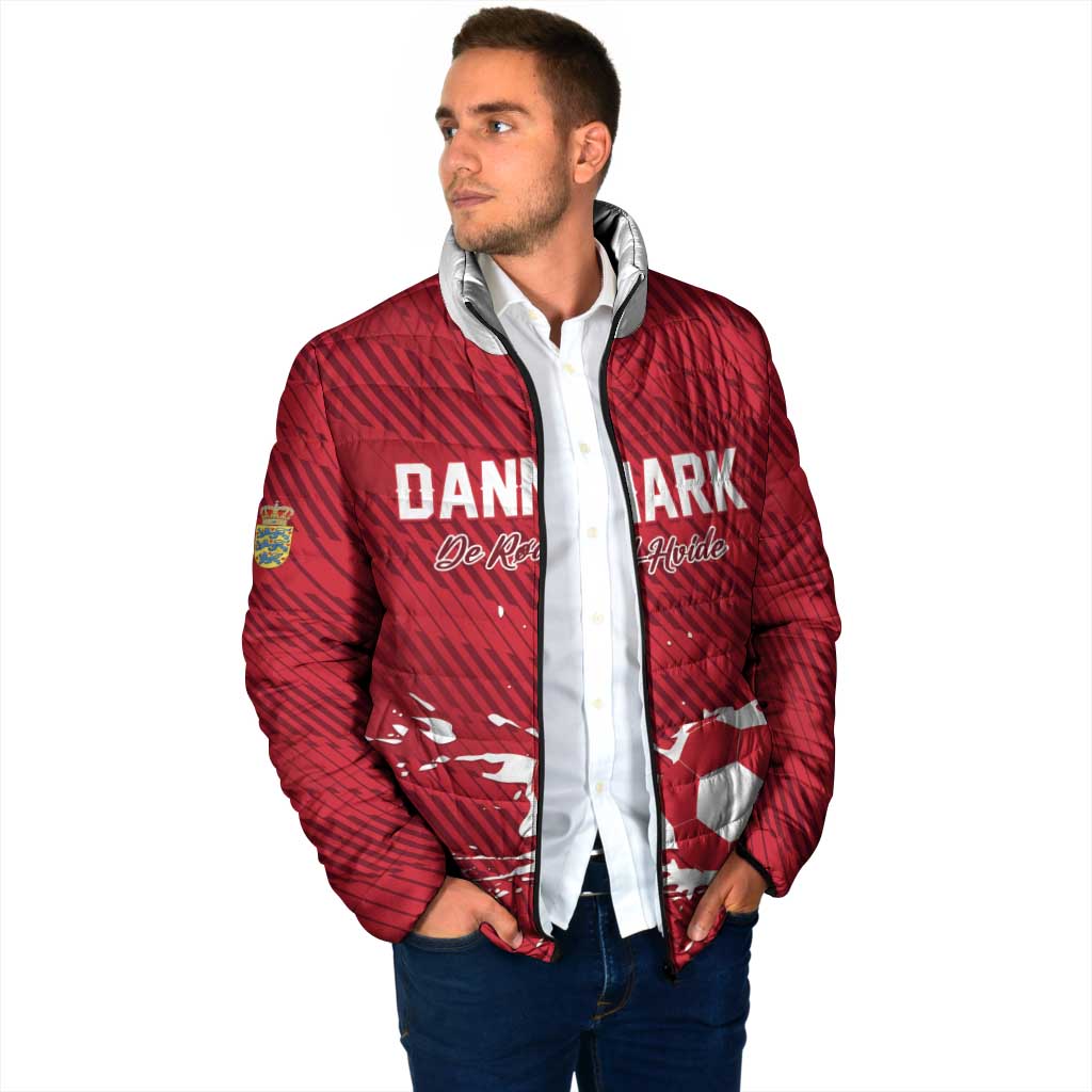 Custom Football 2026 Denmark Padded Jacket Danish Dynamite Go