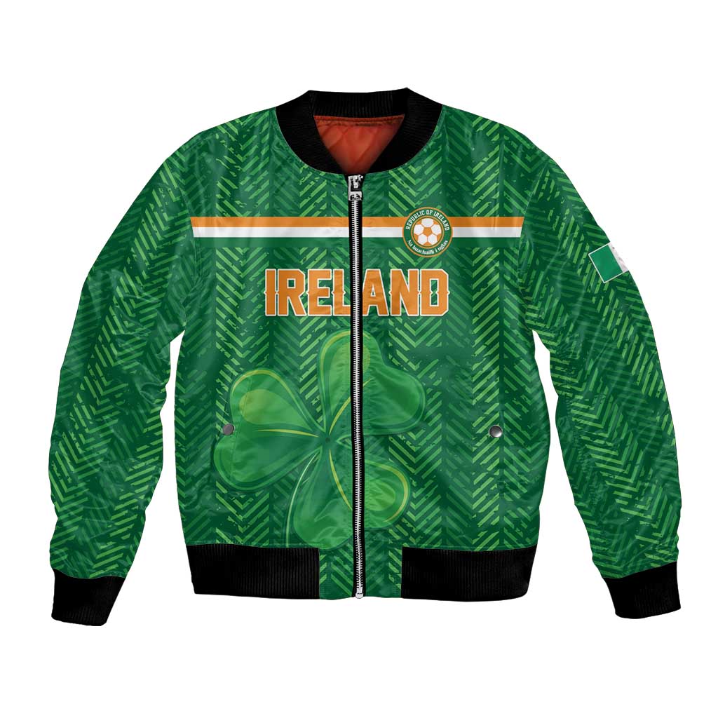 Custom Football 2026 Ireland Bomber Jacket The Boys in Green Come On