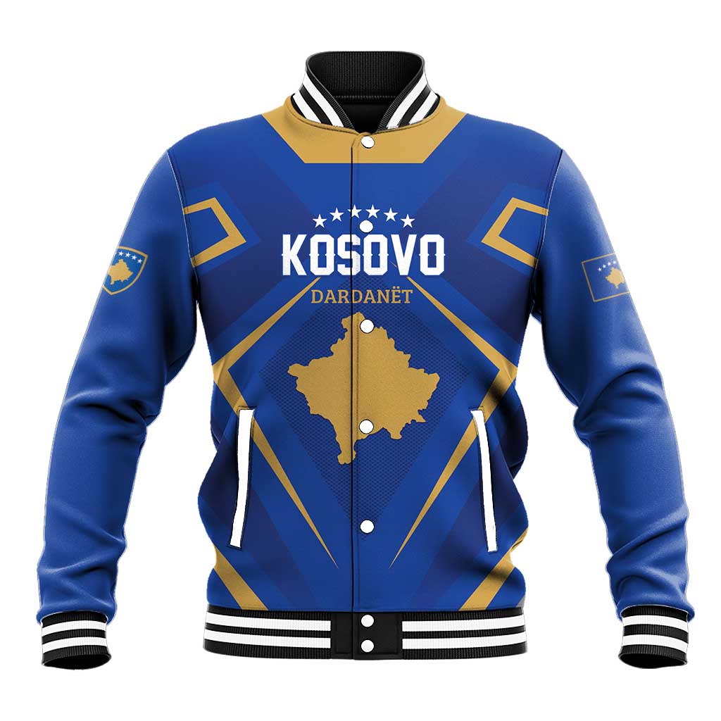 Custom Football 2026 Kosovo Baseball Jacket Dardanet Go Glory