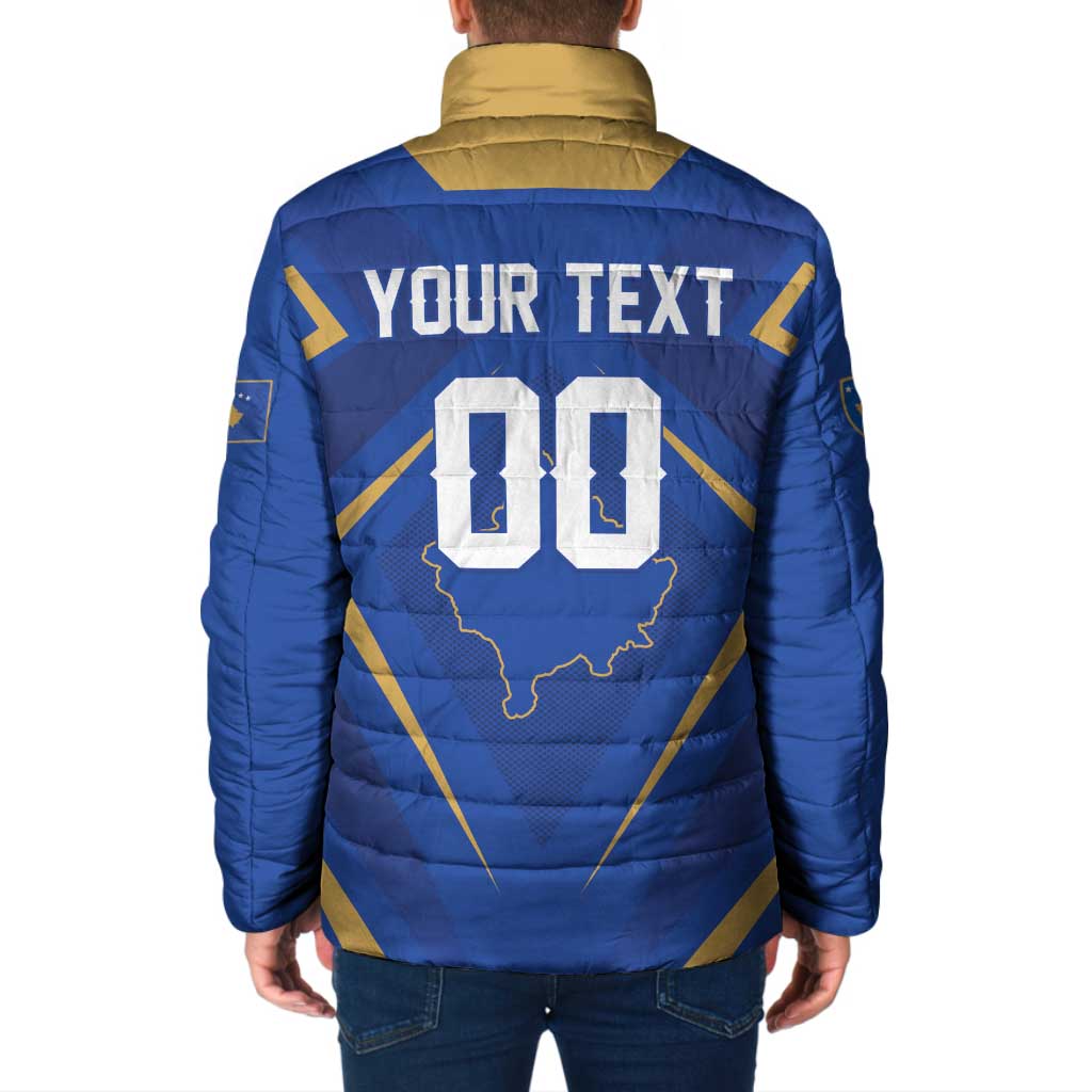 Custom Football 2026 Kosovo Padded Jacket Dardanet Go Glory