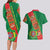 Turkmenistan Flag Day Couples Matching Long Sleeve Bodycon Dress and Hawaiian Shirt Turkmenistan Bitaraplygyn watanydyr - Wonder Print Shop