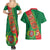 Turkmenistan Flag Day Couples Matching Summer Maxi Dress and Hawaiian Shirt Turkmenistan Bitaraplygyn watanydyr - Wonder Print Shop