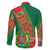 Turkmenistan Flag Day Family Matching Long Sleeve Bodycon Dress and Hawaiian Shirt Turkmenistan Bitaraplygyn watanydyr - Wonder Print Shop