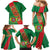 Turkmenistan Flag Day Family Matching Mermaid Dress and Hawaiian Shirt Turkmenistan Bitaraplygyn watanydyr - Wonder Print Shop