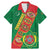 Turkmenistan Flag Day Family Matching Mermaid Dress and Hawaiian Shirt Turkmenistan Bitaraplygyn watanydyr - Wonder Print Shop