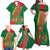 Turkmenistan Flag Day Family Matching Off Shoulder Maxi Dress and Hawaiian Shirt Turkmenistan Bitaraplygyn watanydyr - Wonder Print Shop