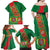 Turkmenistan Flag Day Family Matching Off Shoulder Maxi Dress and Hawaiian Shirt Turkmenistan Bitaraplygyn watanydyr - Wonder Print Shop