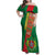 Turkmenistan Flag Day Family Matching Off Shoulder Maxi Dress and Hawaiian Shirt Turkmenistan Bitaraplygyn watanydyr - Wonder Print Shop