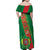 Turkmenistan Flag Day Family Matching Off Shoulder Maxi Dress and Hawaiian Shirt Turkmenistan Bitaraplygyn watanydyr - Wonder Print Shop