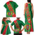 Turkmenistan Flag Day Family Matching Tank Maxi Dress and Hawaiian Shirt Turkmenistan Bitaraplygyn watanydyr - Wonder Print Shop