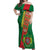 Turkmenistan Flag Day Off Shoulder Maxi Dress Turkmenistan Bitaraplygyn watanydyr - Wonder Print Shop