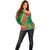 Turkmenistan Flag Day Off Shoulder Sweater Turkmenistan Bitaraplygyn watanydyr - Wonder Print Shop