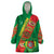 Turkmenistan Flag Day Wearable Blanket Hoodie Turkmenistan Bitaraplygyn watanydyr - Wonder Print Shop