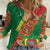 Turkmenistan Flag Day Women Casual Shirt Turkmenistan Bitaraplygyn watanydyr - Wonder Print Shop