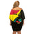 Mozambique Independence Day Off Shoulder Short Dress Muzambhiki 1975 Anniversary - Wonder Print Shop