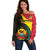 Mozambique Independence Day Off Shoulder Sweater Muzambhiki 1975 Anniversary - Wonder Print Shop