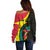 Mozambique Independence Day Off Shoulder Sweater Muzambhiki 1975 Anniversary - Wonder Print Shop